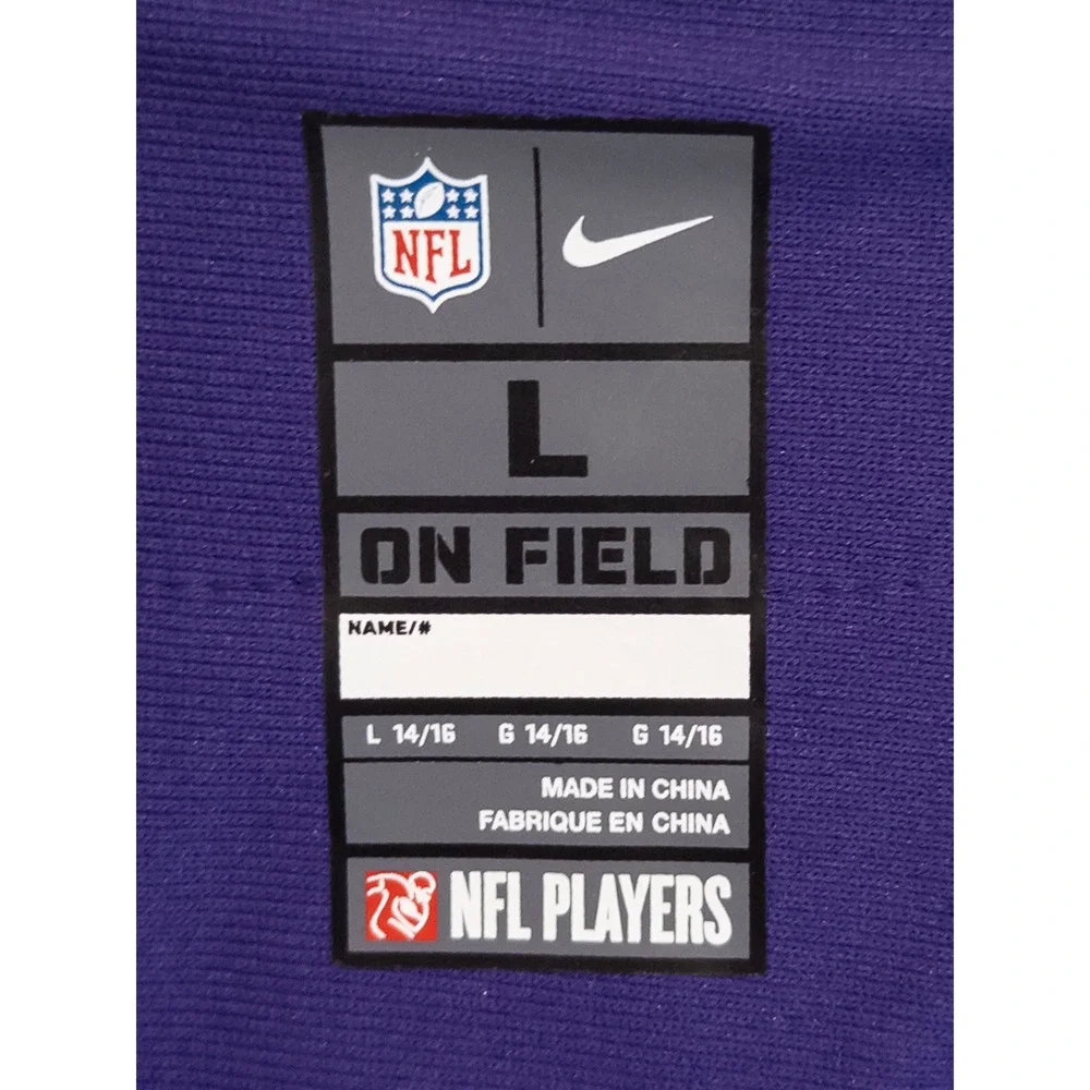 Nike NFL Minnesota Vikings Jersey Boys L Teddy Bridgewater Football Fan Sporty